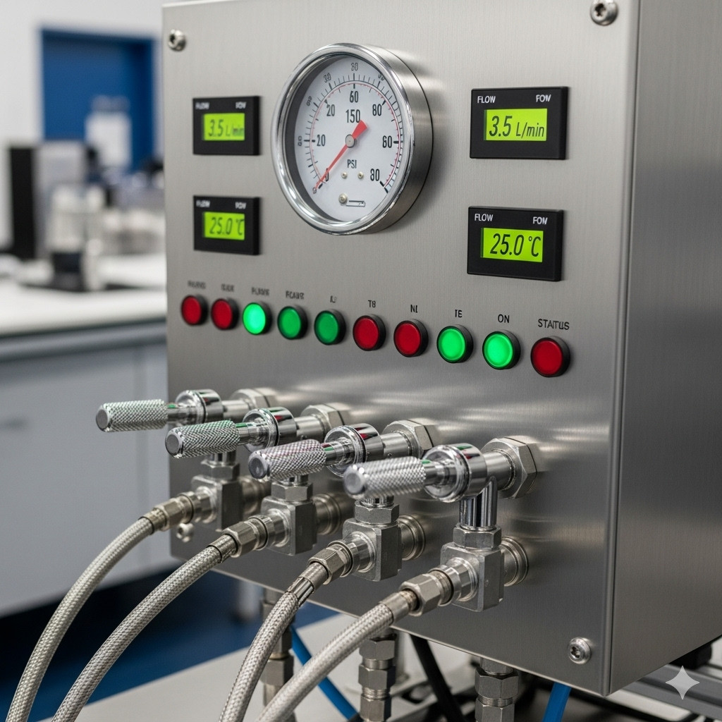 주입 유량/압력 자동제어