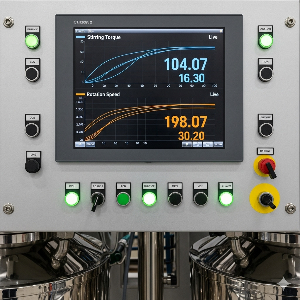 교반 토크/회전수 피드백