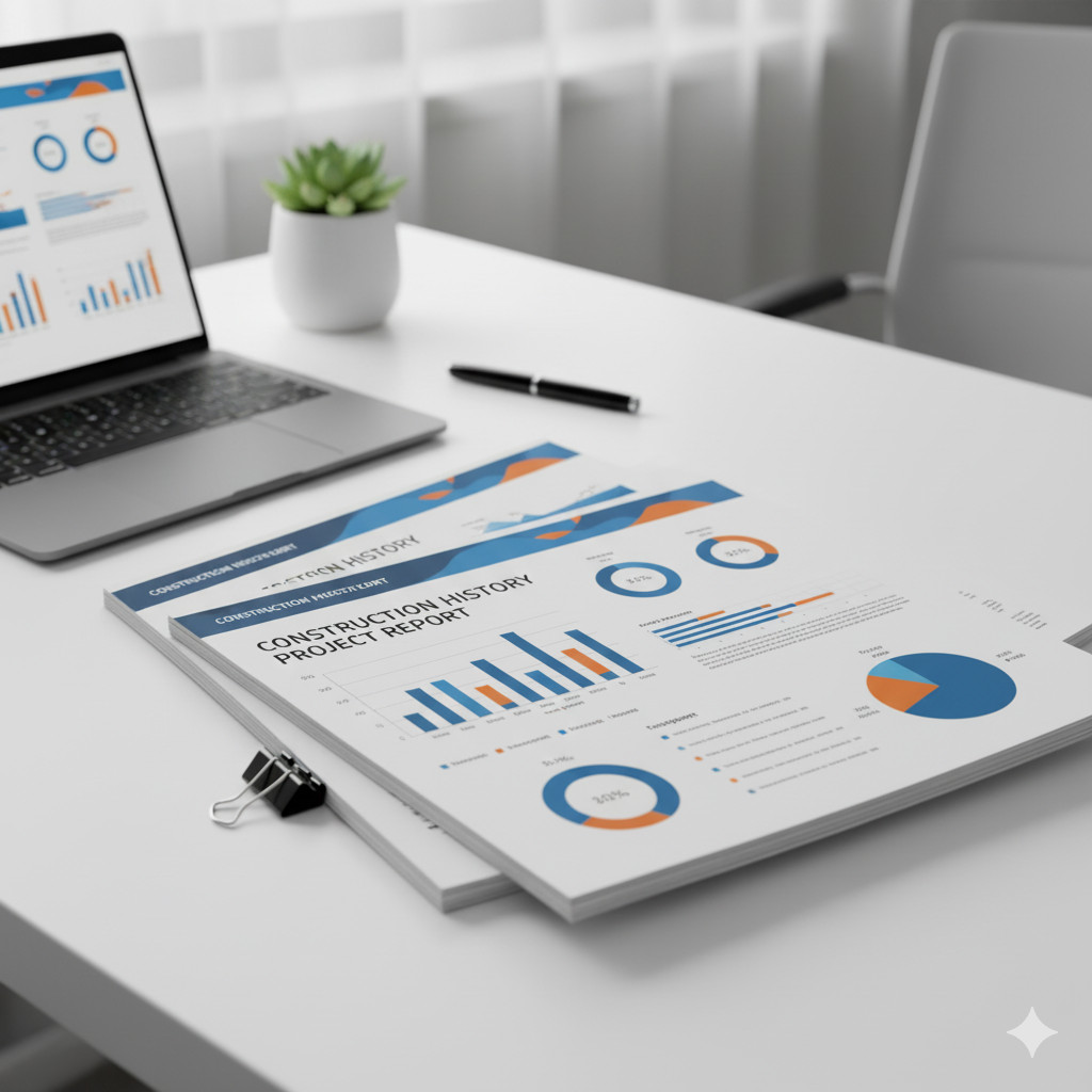 시공 이력 및 리포트 출력